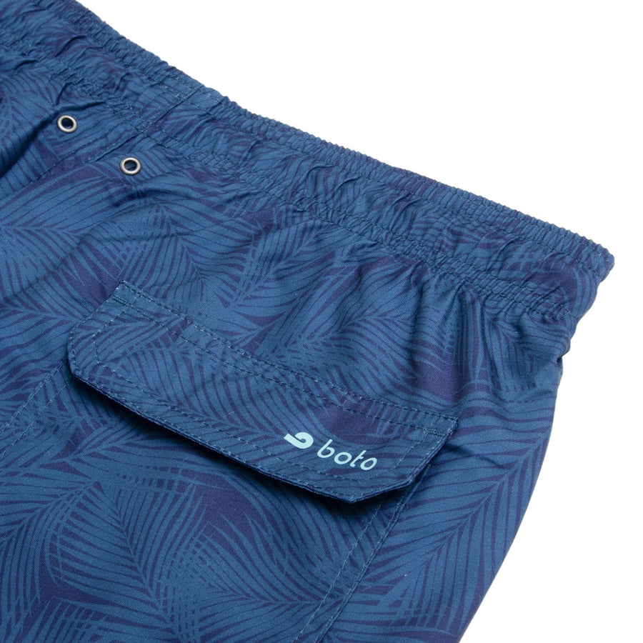 Cabo 6.5" Teal Palm Leaves