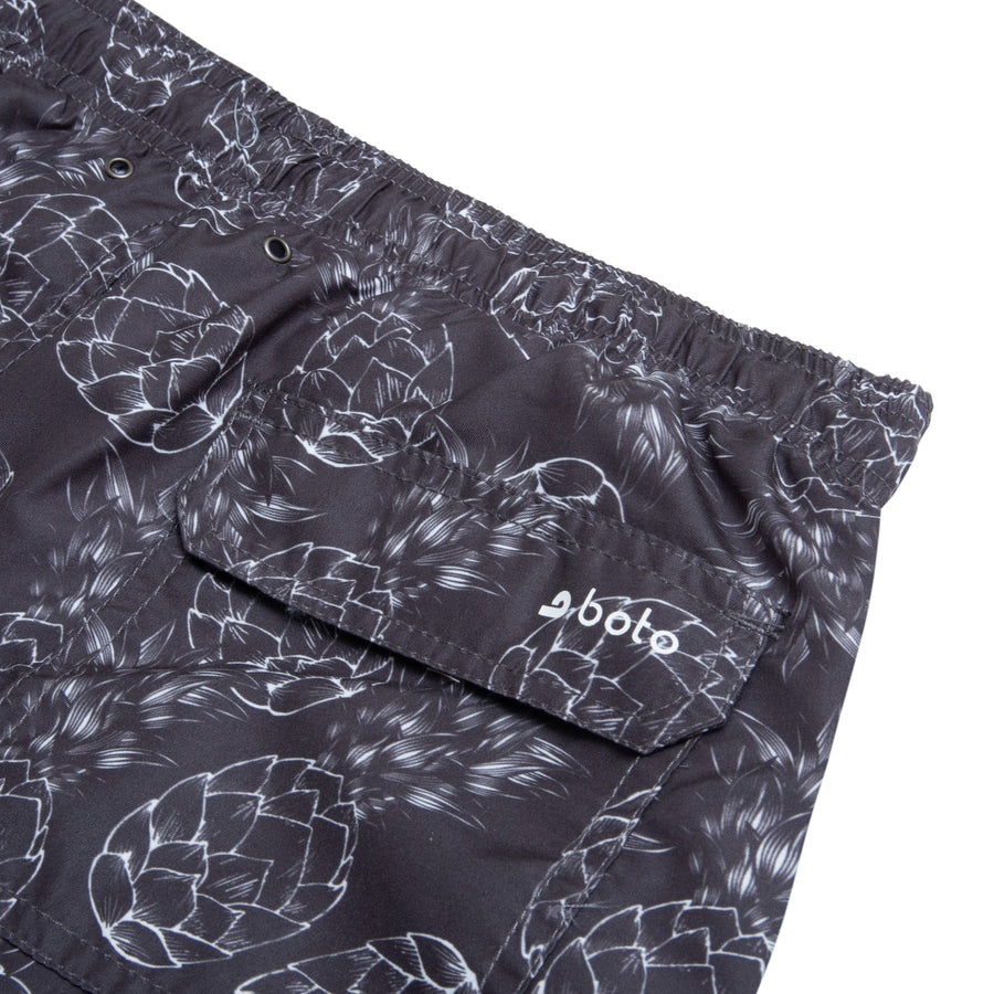 Cabo 6.5" Anchor Grey Pineapples Swim Trunks