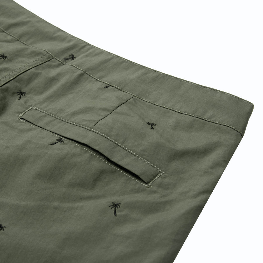 army green swim trunks