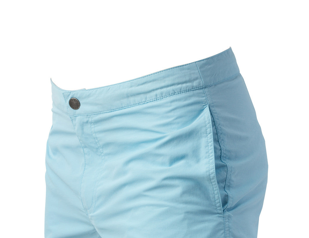 Aruba 6.5" Aqua Blue Swim Trunks