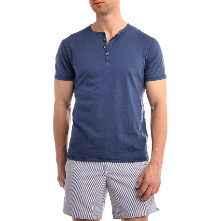 Henley, Indigo Blue