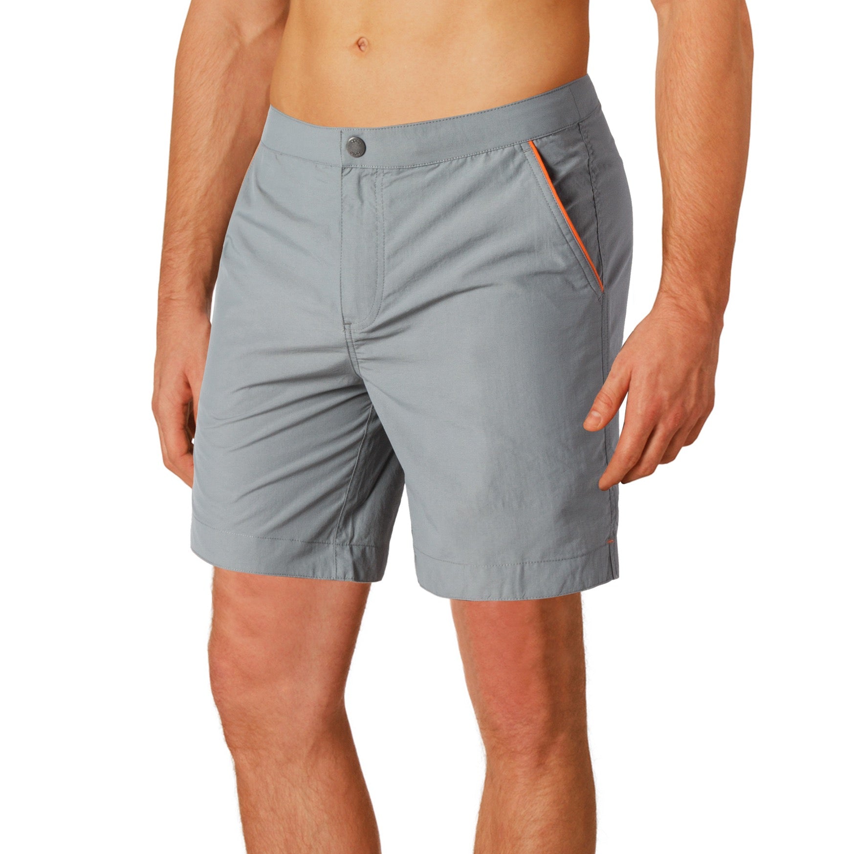 Rio 6.5" Anchor Grey with Boto Pouch Lining Swim Trunks