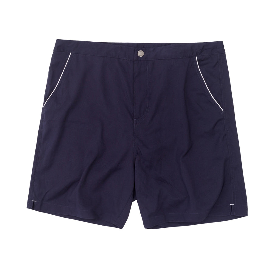 Rio 6.5" Stretch Navy with Boto Pouch Lining Swim Trunks
