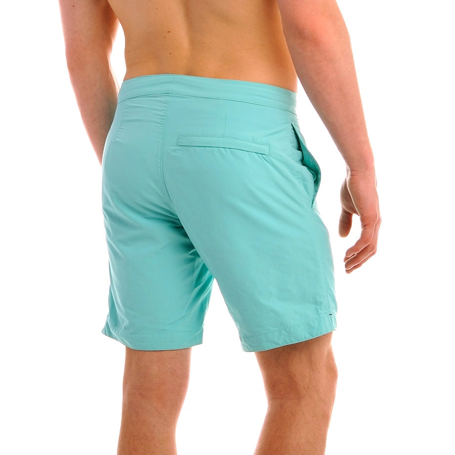 Aruba 8.5" Bright Lagoon Turquoise Swim Trunks