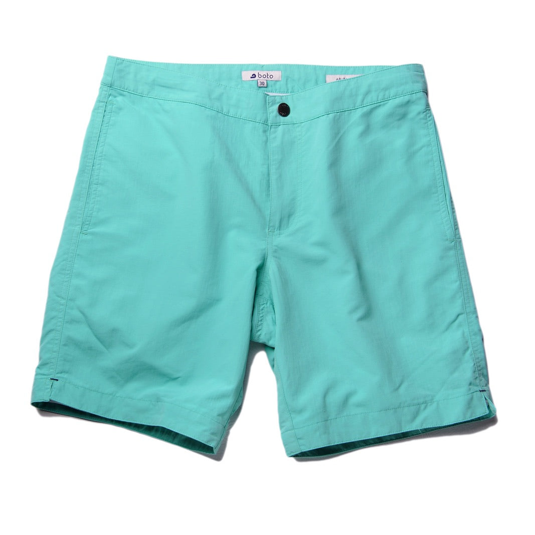 Aruba 8.5" Bright Lagoon Turquoise Swim Trunks