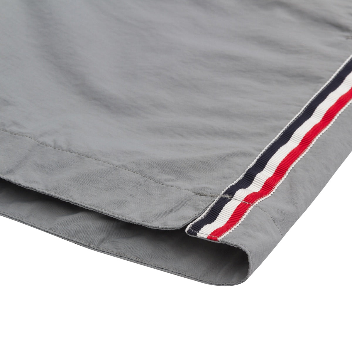 Aruba 6.5" Grey French Stripes Swim Trunks